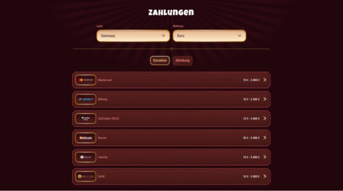 Magius Casino – Schalten Sie heute 500 € + 200 FS und eine Bonuskrabbe frei