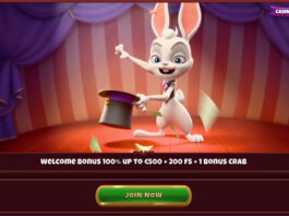 Magius Casino - Unlock €500 + 200 FS & a Bonus Crab Today