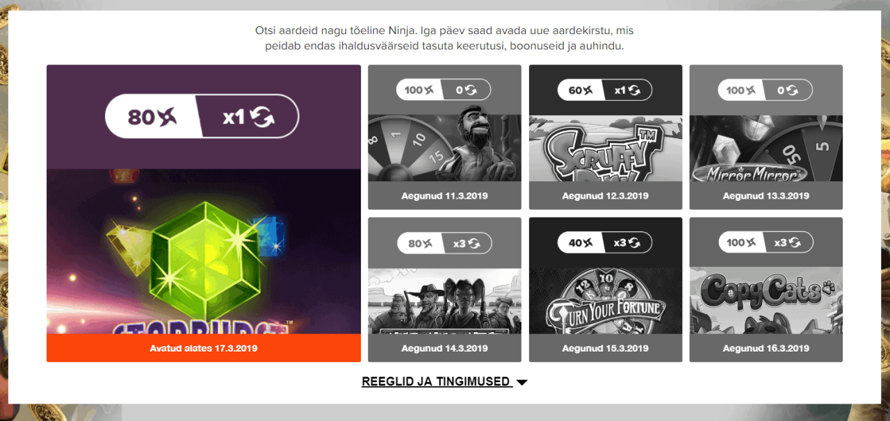 Ninja Casino | Kasiino.org