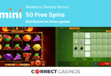 Nomini Casino Weekend Reload Bonus - 50 Free Spins