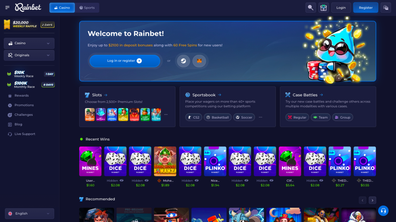 Rainbet Bewertung | Krypto Casino & Sportwetten – Von echten Spielern ...
