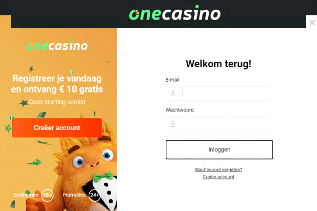 One Casino Review: Claim gratis €10 bij je registratie! | TabletCasinos.eu