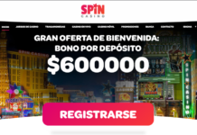 Spin Casino Online Reseña | Dobla depósito hasta $600.000