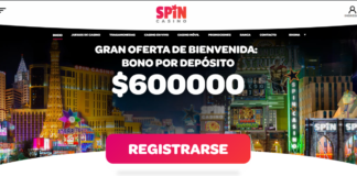 Spin Casino Online Reseña | Dobla depósito hasta $600.000