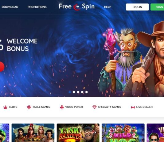 Free Spin Casino - Top Australian Casino with Great Welcome Bonus