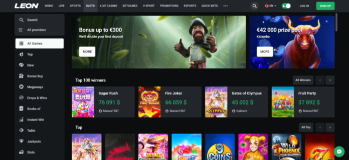 Screenshot_4-1024x471-1 Leon Bet Casino Review 2025 + Claim Bonus 100% Match Bonus Up To €300