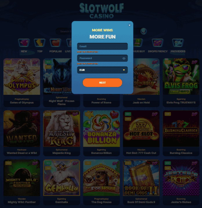 SlotWolf-Sign-Up-Now-1 SlotWolf Casino 50 free spins bonus no deposit required