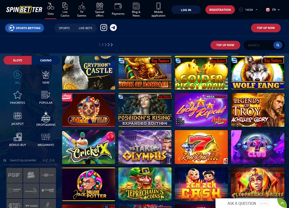 Spinbetter Casino Review & Bonus - Casino Payment List