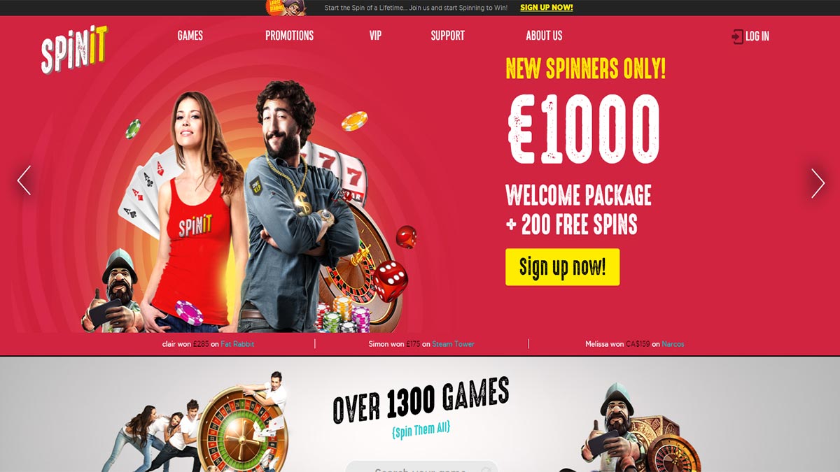 Spinit Casino Review - Minimum Deposit Casinos