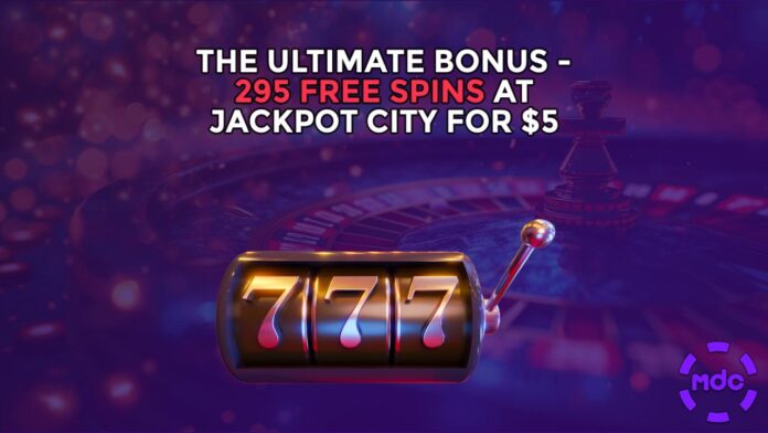 Unlock 295 Free Spins for Just $5 at Jackpot City in Canada