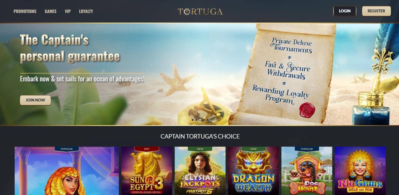 Tortuga Casino Review - Safe or Scam?