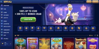 Wingaga Casino Official Website – Get 100% Up to €500 + 200 FS