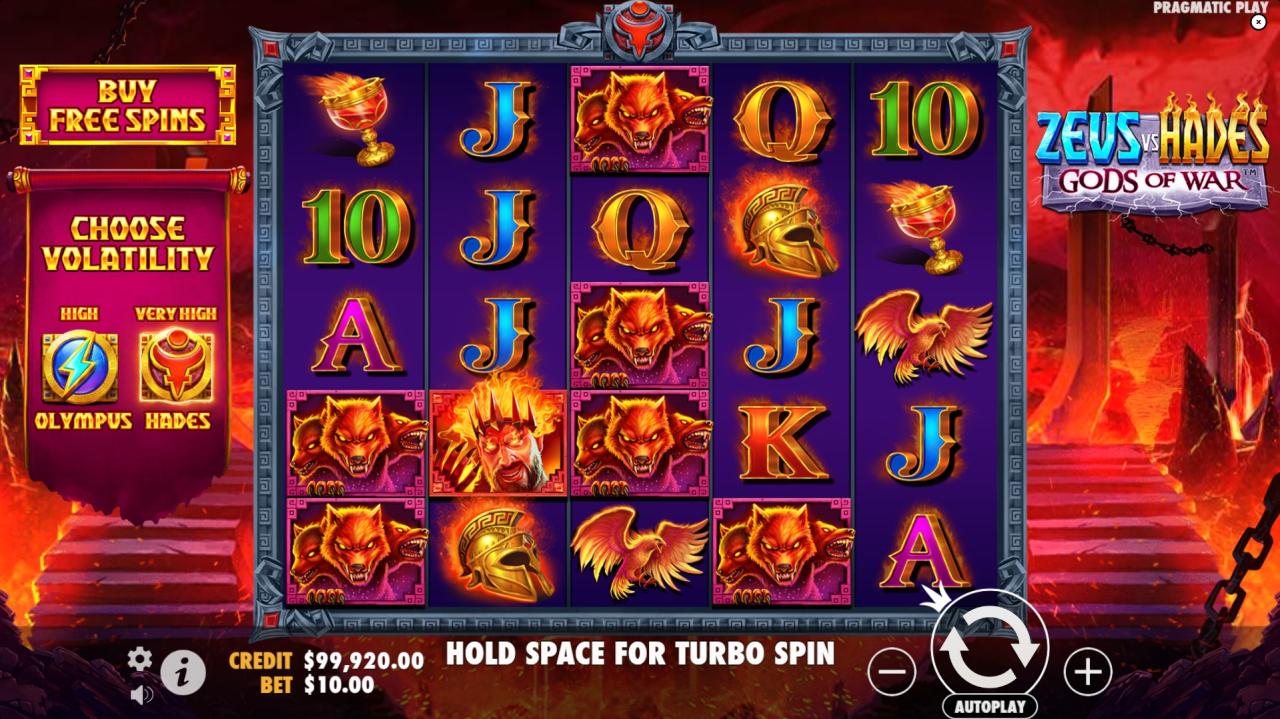 Zeus vs Hades: Gods of War (Pragmatic Play) Slot Review & Demo