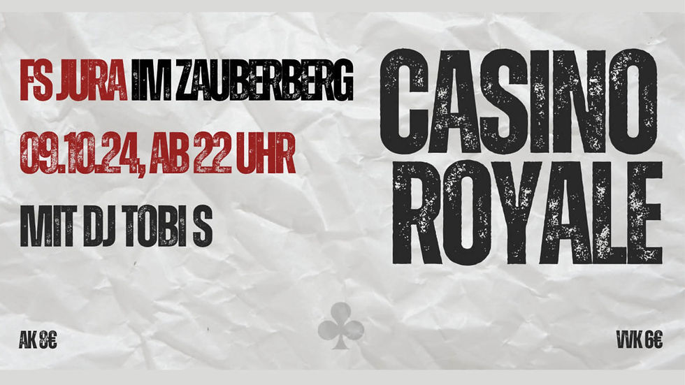 Casino Royale | FS Jura Semesterstart Party | Zauberberg App