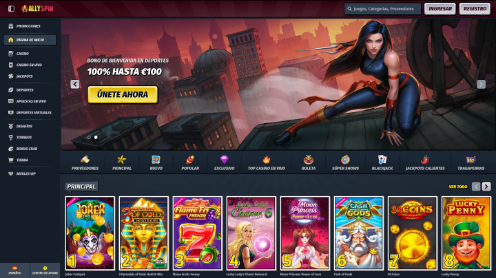 AllySpin Casino ᐉ Reseña, bonos y opiniones de 2026