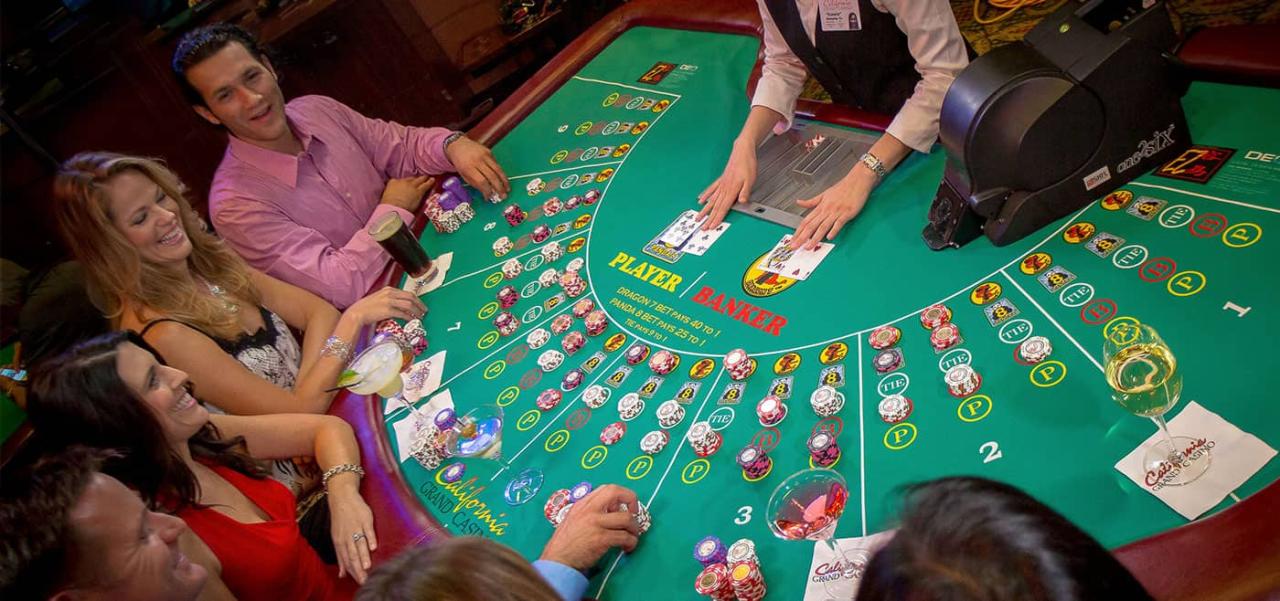 How to play EZ Baccarat - California Grand Casino