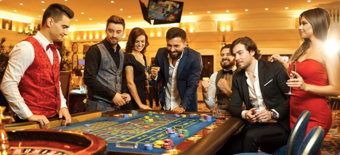 bigstock-Group-Happy-People-Make-Bets-G-332152462 Dive Into Opulence: High Roller Online Casinos Redefining Luxury Gaming ...