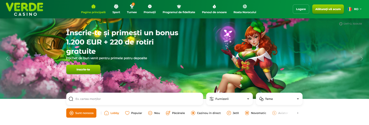 Verde Casino Bonus Fara Depunere 2024 ᐉ 50 Rotiri Gratuite