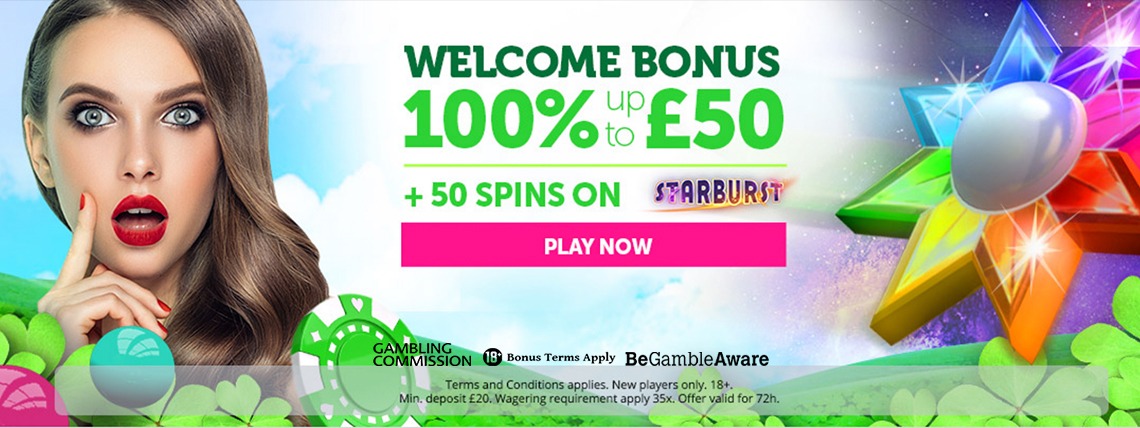 Casino Luck Online Casino: 50 Bonus Spins + 100% Match Bonus!