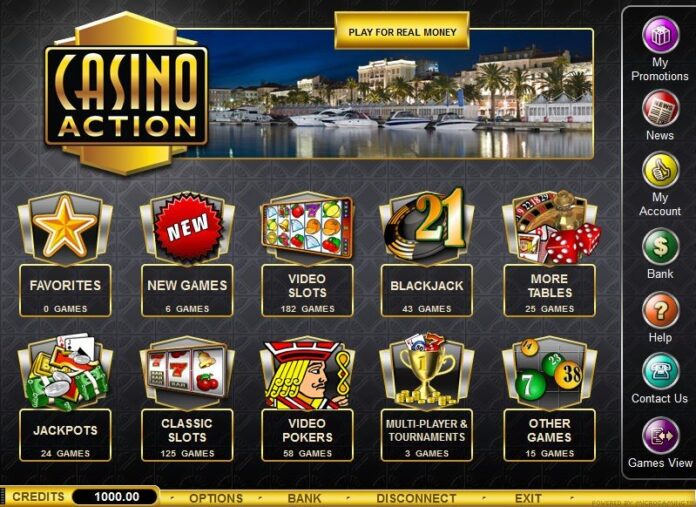 Casino Action Canada Review - $1250 Bonus - Microgaming Madness