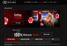 Casino Extreme Trust Score - Review, Bonuses, Games