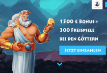 Casino Gods Testbericht für Luxembourg (2024) ›› 1500€ Bonus &300 FS
