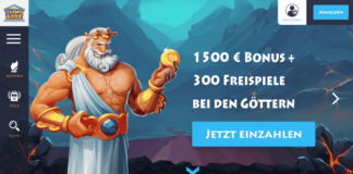 Casino Gods Testbericht für Luxembourg (2024) ›› 1500€ Bonus &300 FS