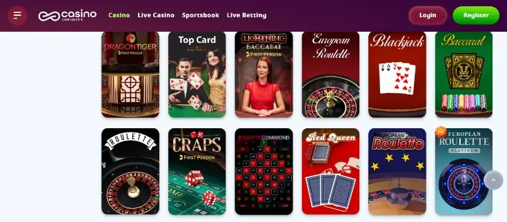 Casino Infinity Review - Is It Legit? Expert & User Ratings