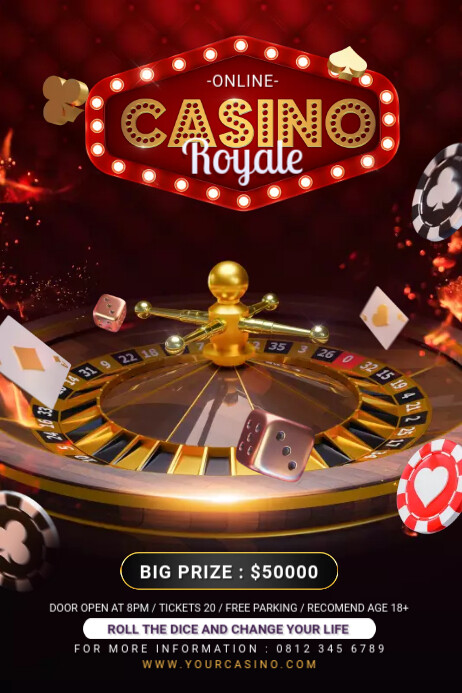 Casino Royale Flyer Template | PosterMyWall