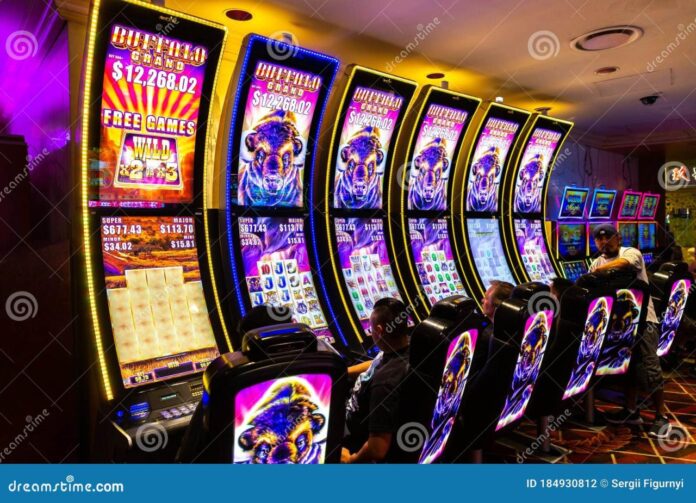 Casino Slot Machine in Las Vegas Editorial Photography - Image of luck ...