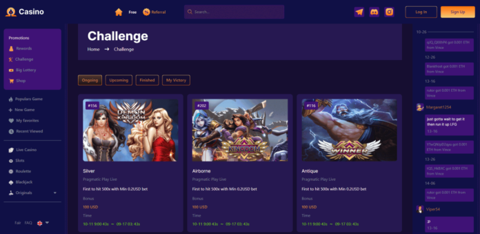 challenge Casino & Gambling & HTML Template