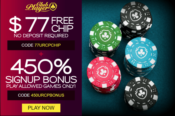 Club Player Casino $77 FREE No Deposit Bonus | American Casino Bonus