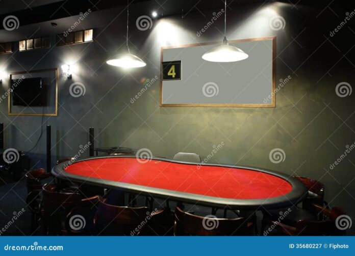 Dark Interior of European Casino Stock Image - Image of europe, light ...