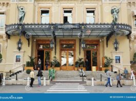 Entrance To the Grand Casino in Monte Carlo, Monaco Editorial Stock ...