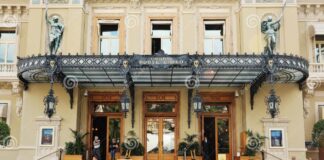 Entrance To the Grand Casino in Monte Carlo, Monaco Editorial Stock ...