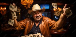 Premium Photo | The Epic Success of Big Casino Cowboy Winning at 32 Odds
