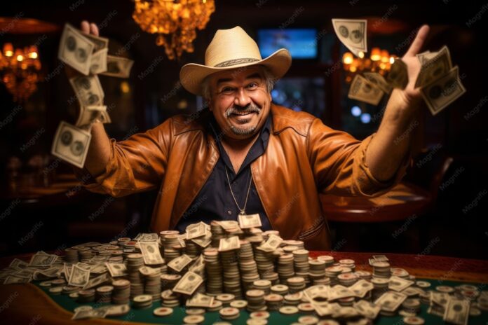 Premium Photo | The Epic Success of Big Casino Cowboy Winning at 32 Odds