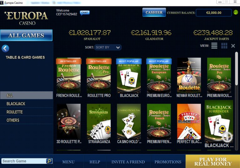 Uncover the Europa Casino Review Online