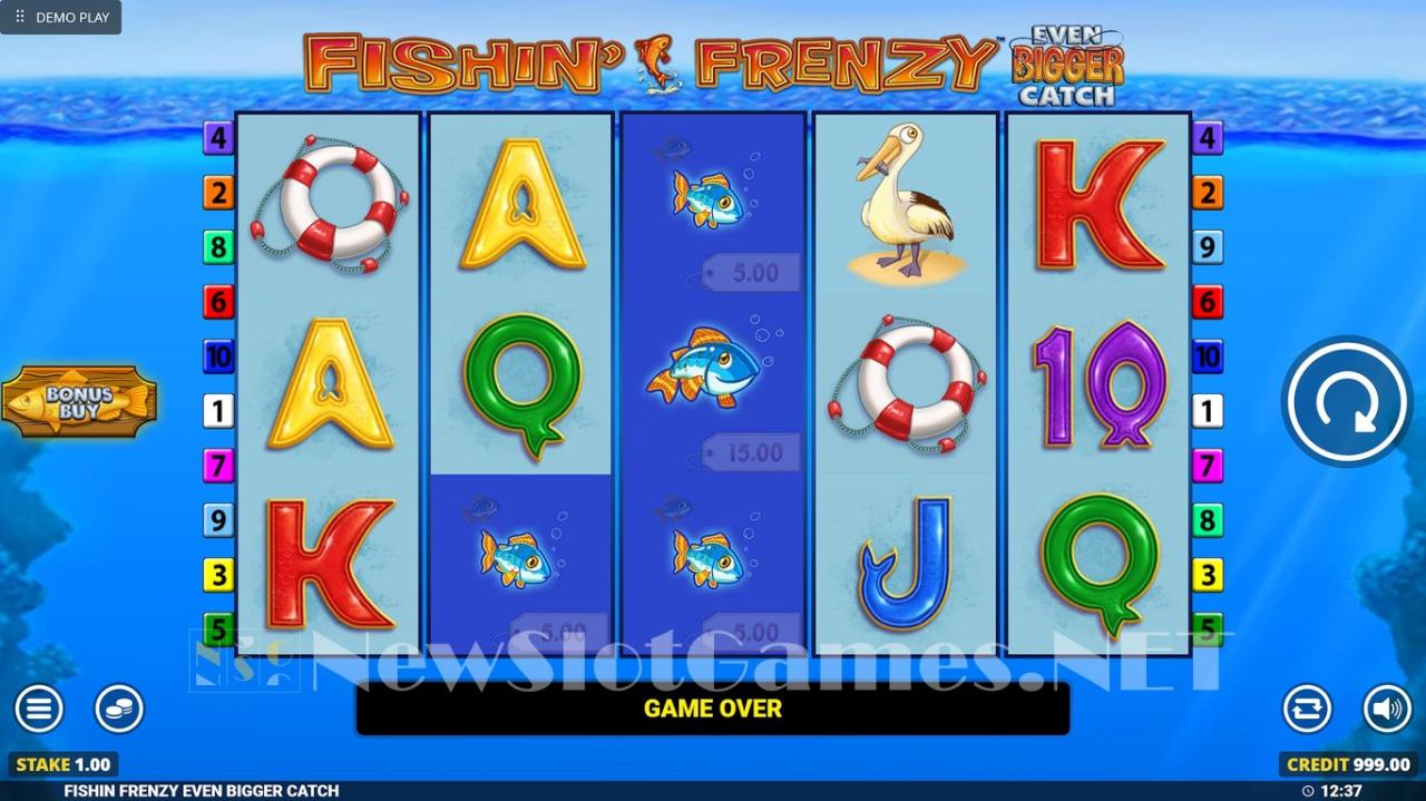 Fishin Frenzy Even Bigger Catch Slot Review & Demo by Blueprint Gaming ...
