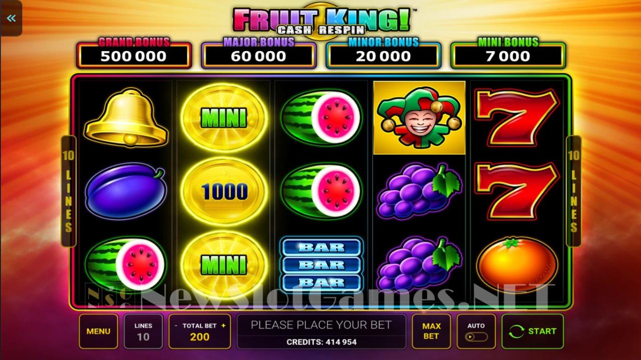 Fruit King (Greentube) Slot Review & Demo Game