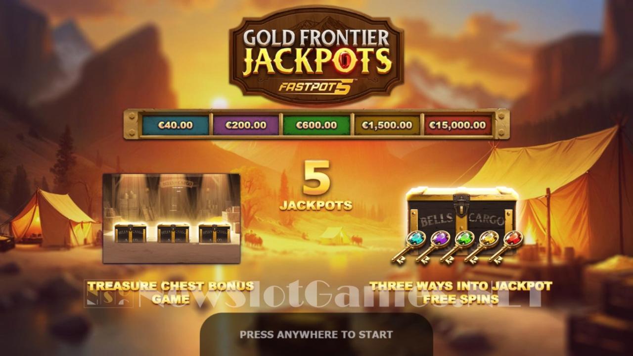 Gold Frontier Jackpots FastPot5 Slot Review & Demo by Yggdrasil - Play ...