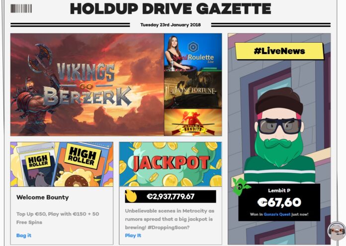High Roller Casino Review – Gamble, Steal And Stay On The Run