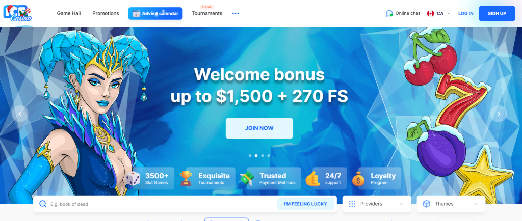 Ice Casino ️ 50 No Deposit Spins + ,500 + 270 FS - Deluxe Casino Bonus