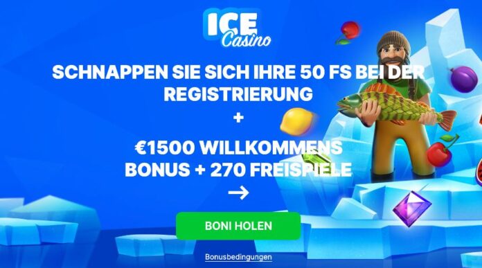 Ice Casino Bewertung 2024 | 50 Freispiele ohne Einzahlung + mehr