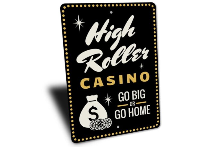 High Roller Sign High Roller Casino High Poker Room Decor - Etsy UK