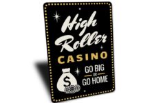 High Roller Sign High Roller Casino High Poker Room Decor | Etsy