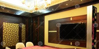 Interior of European Casino Stock Photo - Image of construction ...