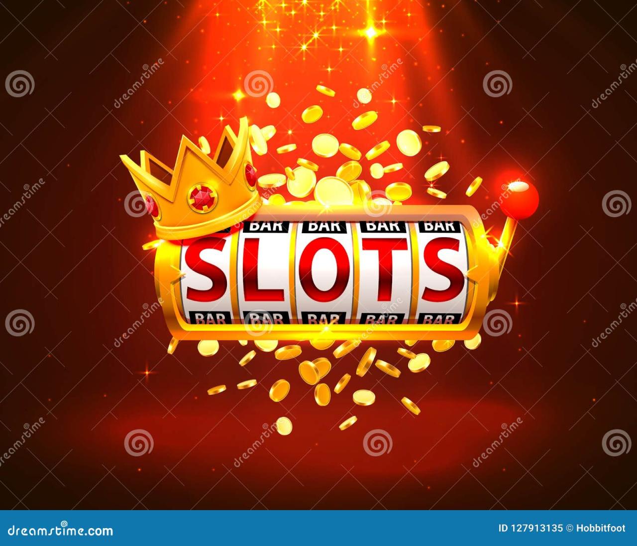 King Slots 777 Banner Casino. Stock Vector - Illustration of jackpot ...