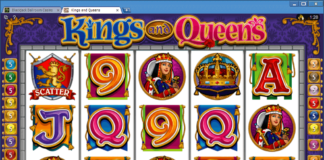 Kings and Queens regular video slot BlackJack Ballroom online casino ...
