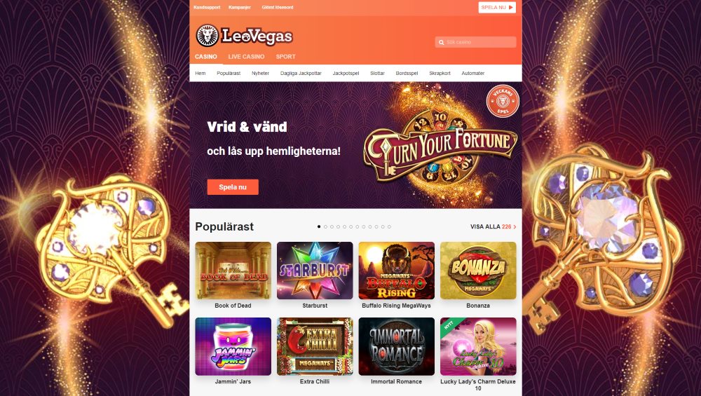 LeoVegas Casino recension - Sveriges mobilcasino